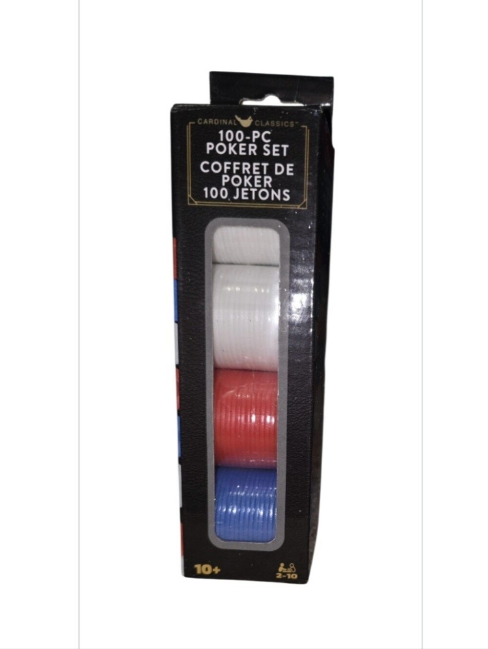 🔷️ 100-PC Poker Set - Red White Blue